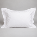 Funda de Almohada con Bordado Blanco 400 hilos