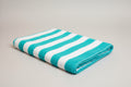 TOALLA PLAYA RAYAS 90X180CM 510G TURQUESA