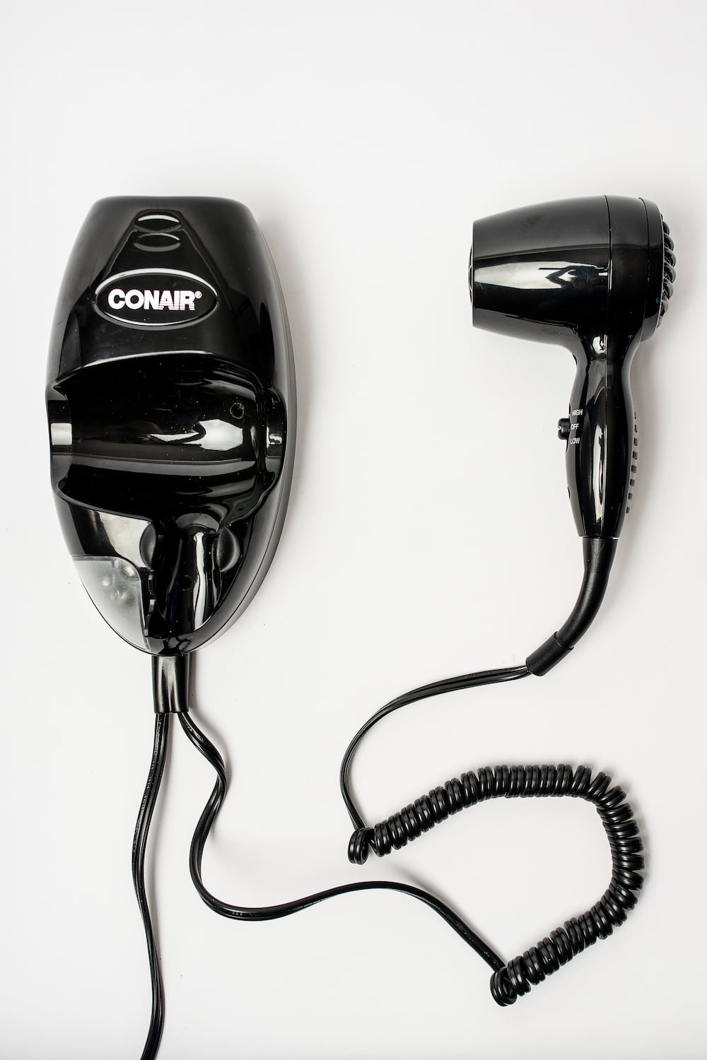 SECADORA DE PELO NEGRA 1600 W EMPOTRABLE