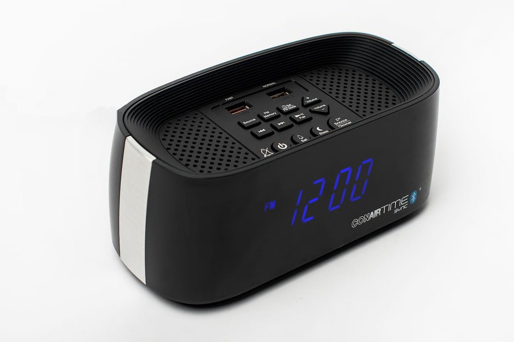RADIO DESPERTADOR CON ESTACION DE CARGA USB & BLUETOOTH