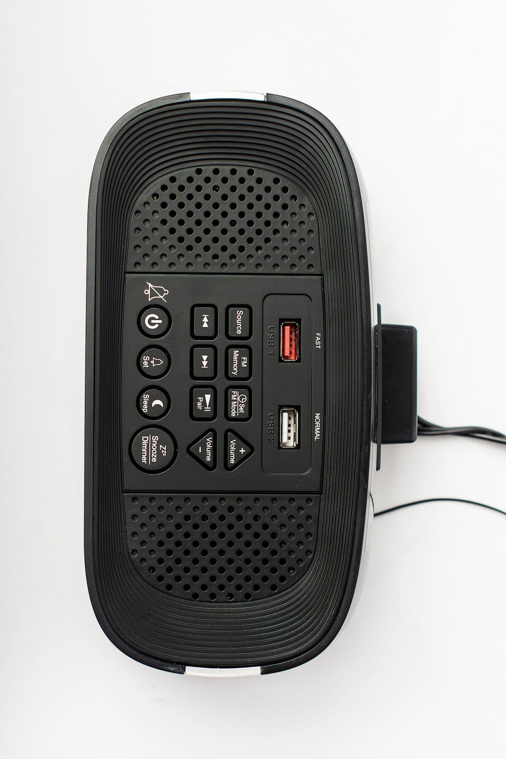 RADIO DESPERTADOR CON ESTACION DE CARGA USB & BLUETOOTH