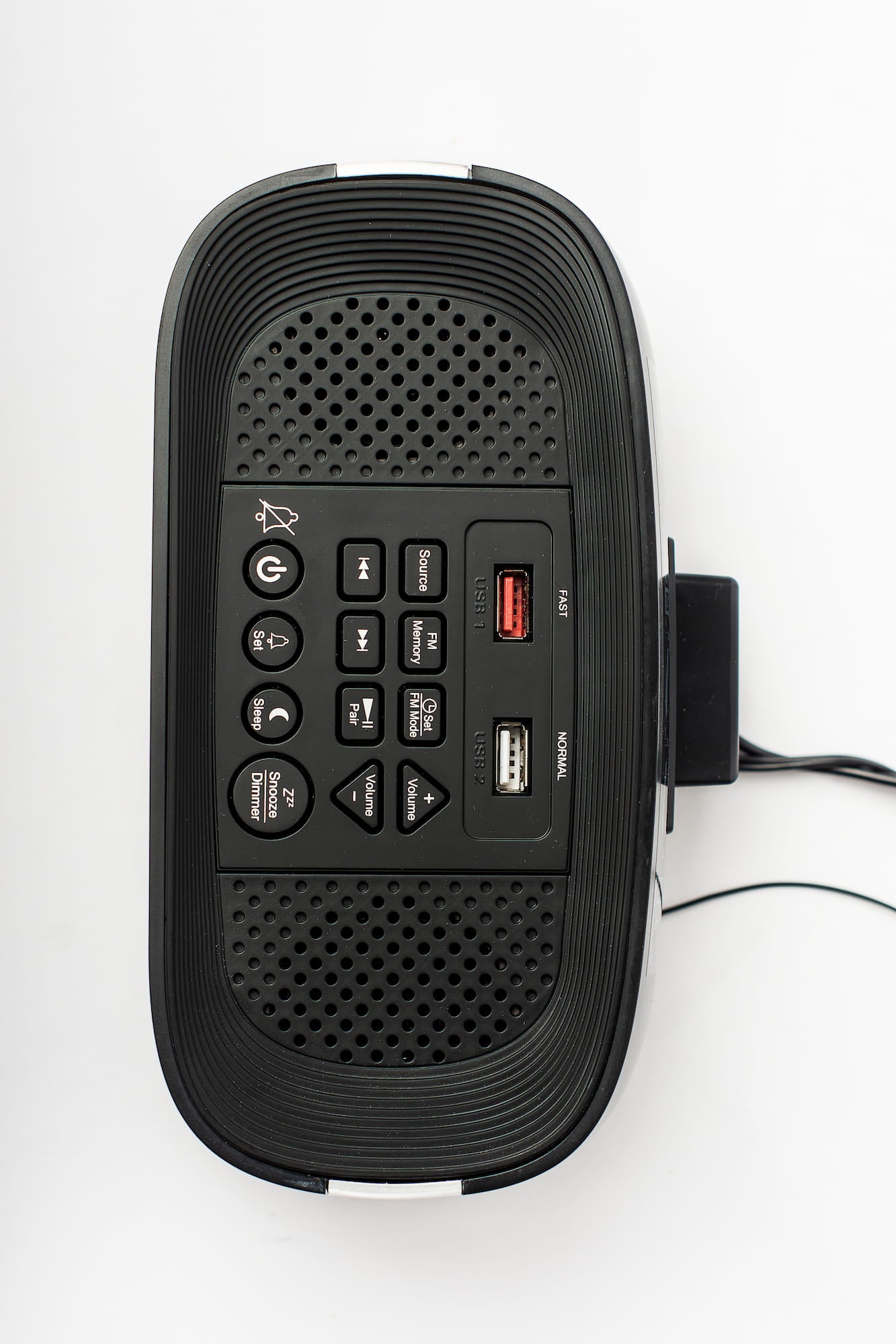 RADIO DESPERTADOR CON ESTACION DE CARGA USB & BLUETOOTH