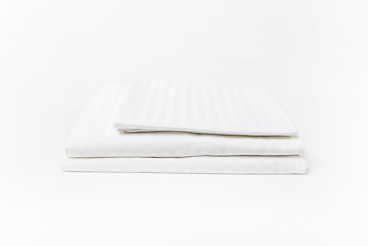 FUNDA ALMOHADA RAYAS 300H 100%