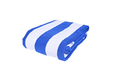 TOALLA PLAYA AZUL RAYAS 90X180cm 100% Alg 510gr